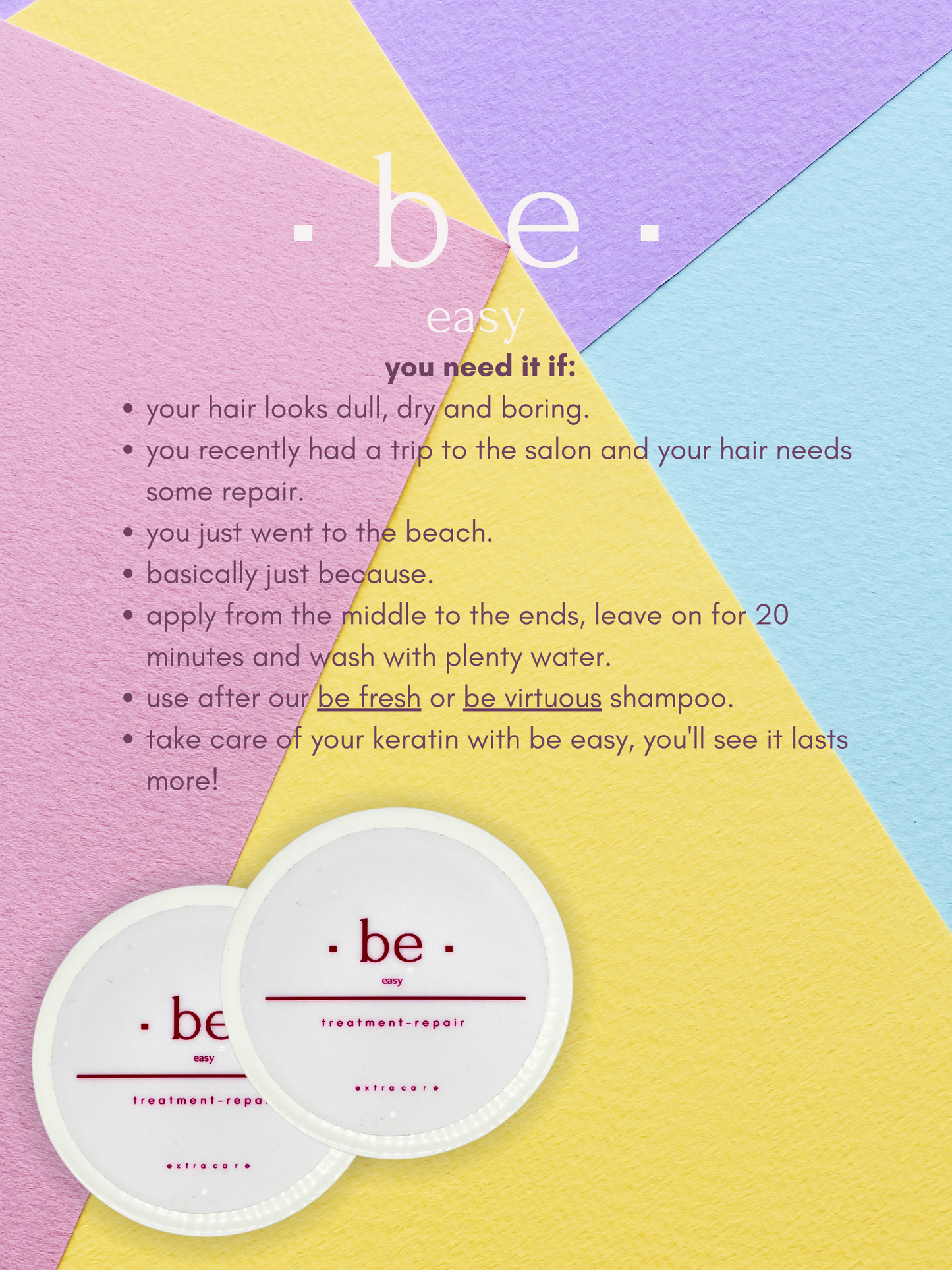 Be Easy - Hydrating Hair Mask ♥ 200 ml
